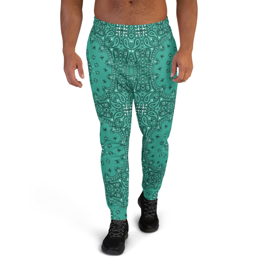 Bandanna Joggers Teal