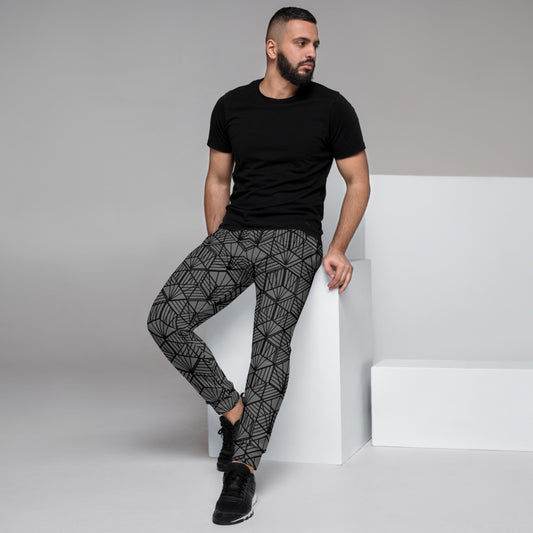 Hectic Hexagon Joggers Grey