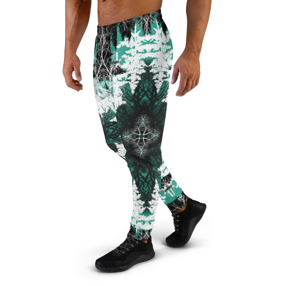 Cyber Forest Joggers Teal