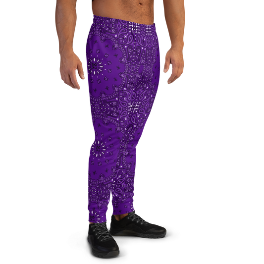 Bandanna Joggers Purple