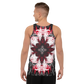 Men's Tank Top Red Original Artwork by @parkerhiart