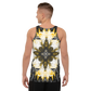 Men's Tank Top Yellow Original Artwork by @parkerhiart