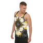 Men's Tank Top Yellow Original Artwork by @parkerhiart