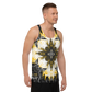 Men's Tank Top Yellow Original Artwork by @parkerhiart