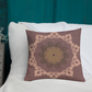 MH Rose Wood Mandala Throw Pillows