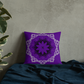 MH Purple & Black Mandala Throw Pillows