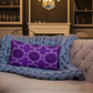 MH Purple & Black Mandala Throw Pillows