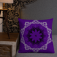 MH Purple & Black Mandala Throw Pillows