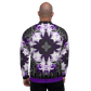 Cyber Forest Bomber Jacket Purple