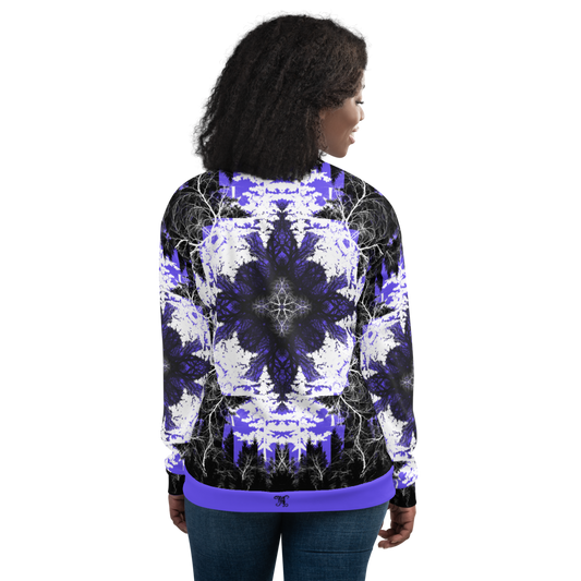 Cyber Forest Bomber Jacket Ultra Violet