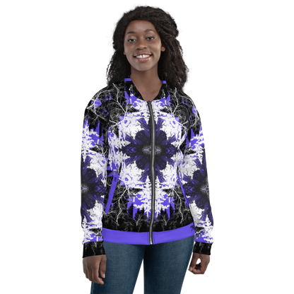 Cyber Forest Bomber Jacket Ultra Violet