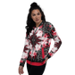 Cyber Forest Bomber Jacket Red