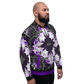 Cyber Forest Bomber Jacket Purple