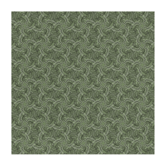 Digital Forest Fabric Green