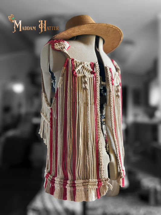 BRIAN S. I am unable to reply to your message. Please email maddamhatter@gmail.com Macrame Vest