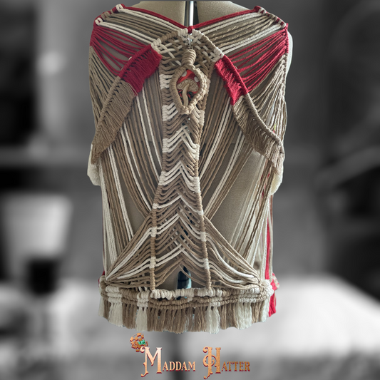 BRIAN S. I am unable to reply to your message. Please email maddamhatter@gmail.com Macrame Vest