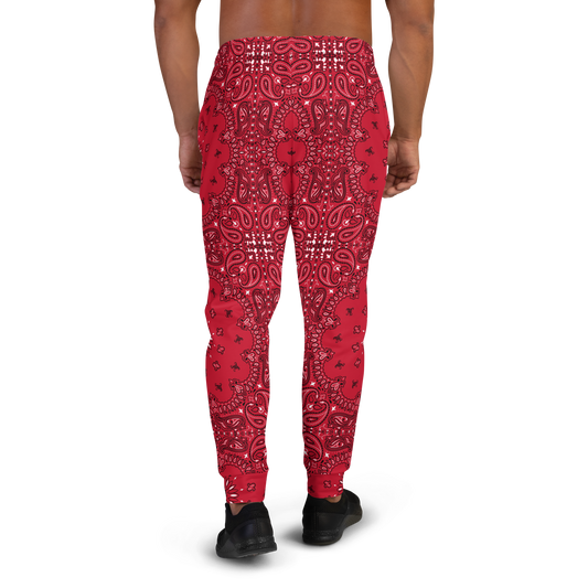 Bandanna Joggers Red