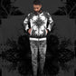 Cyber Forest Bomber Jacket White