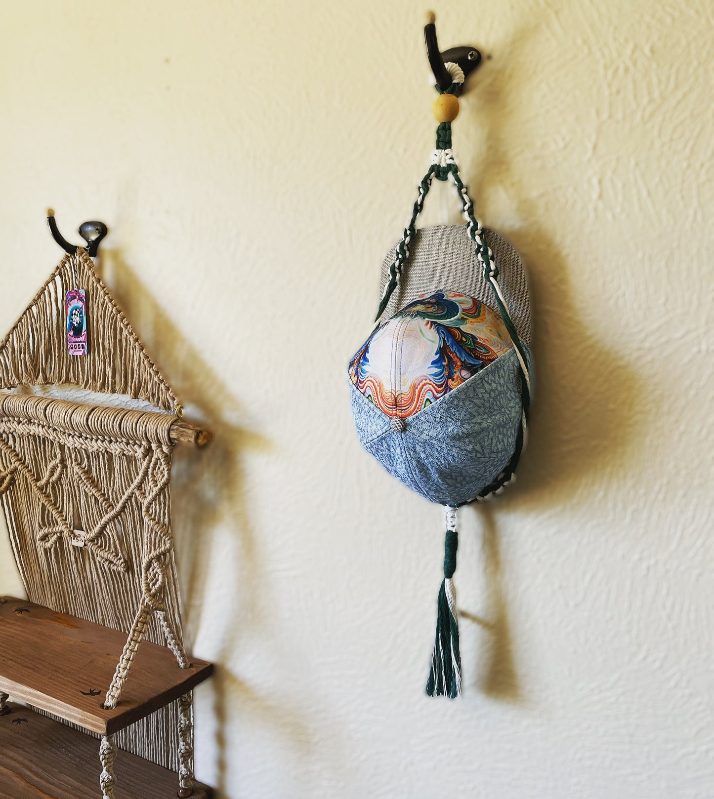 Macrame Hat Hanger