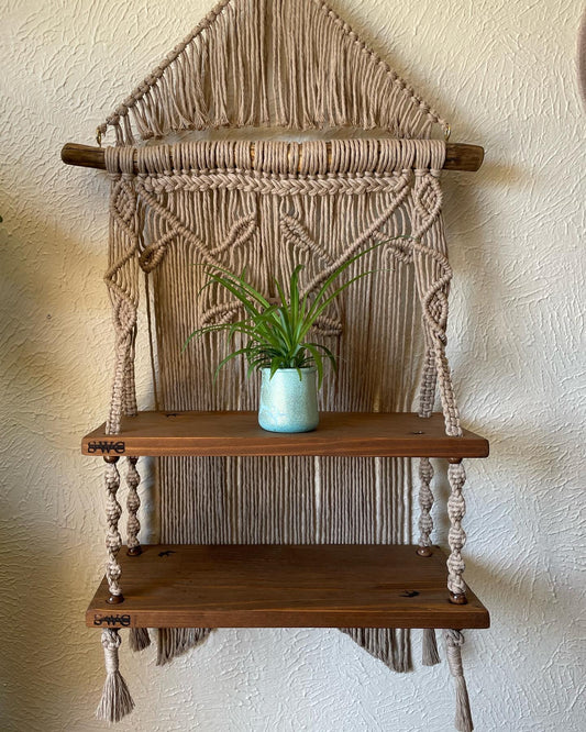 Macrame Shelves