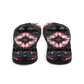 Cyber Forest Flip-Flops Red