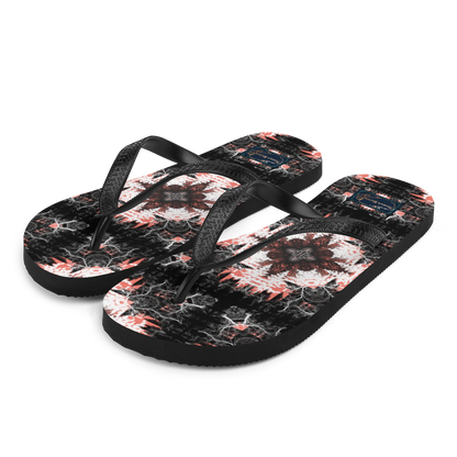 Cyber Forest Flip-Flops Coral