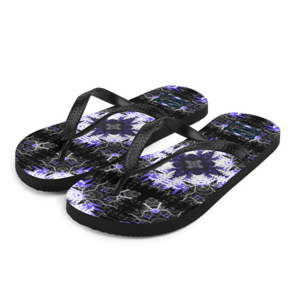 Cyber Forest Flip-Flops Ultra Violet