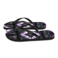 Cyber Forest Flip-Flops Purple