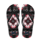 Cyber Forest Flip-Flops Red