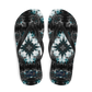 Cyber Forest Flip-Flops Blue